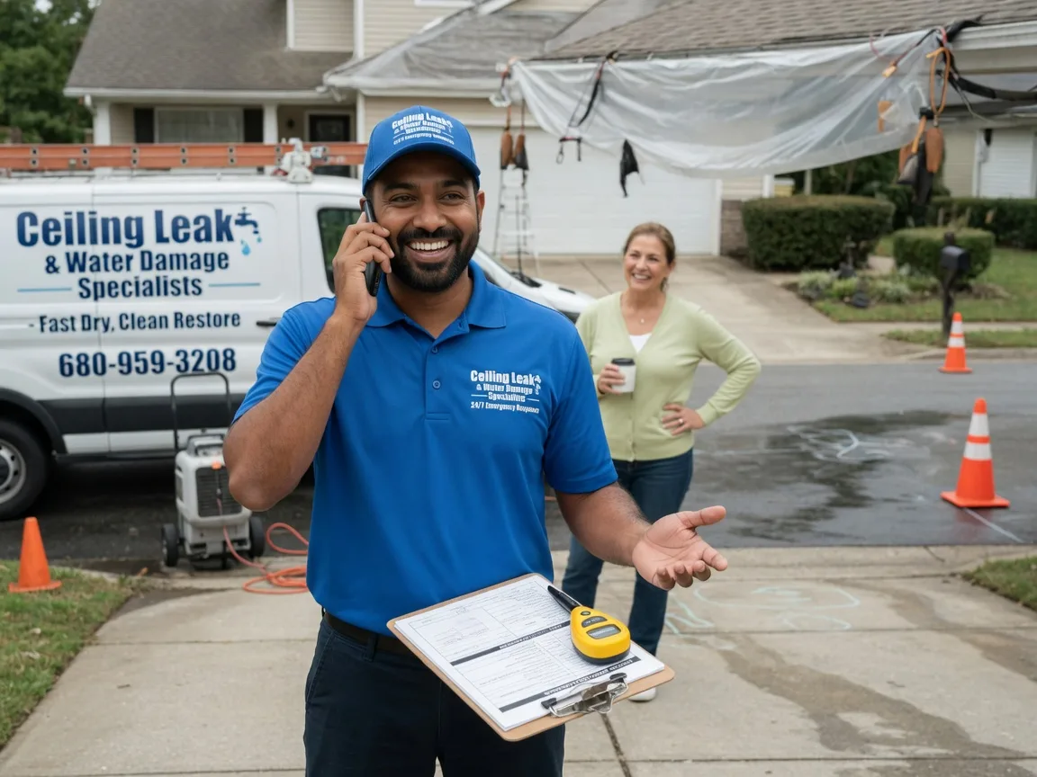 Ceiling Leak Cleanup West Mansfield, OH FAQs